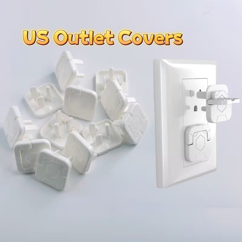 12pcs US Standard Outlet Plug Covers, Youngsters Proofing Outlet Covers, Youngsters Safety Electric Plug Protectors to Prevent Power Shock