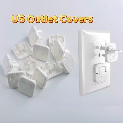 12pcs US Standard Outlet Plug Covers, Youngsters Proofing Outlet Covers, Youngsters Safety Electric Plug Protectors to Prevent Power Shock