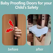 6pcs Door Clip Guard and Door Stopper. Use safety door cover, door partner, finger clip protection device made of soft foam, anti-fall door stop, protector - Safety Finger Protector, Keep Doors Open
